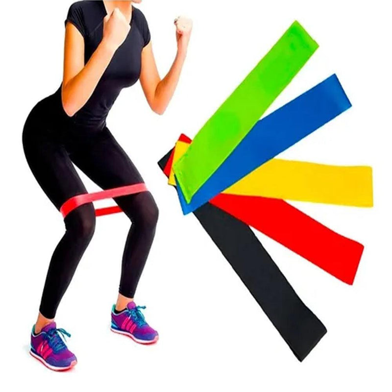 Kit De Bandas Elásticas Cerradas X5 Ejercicio Fitness