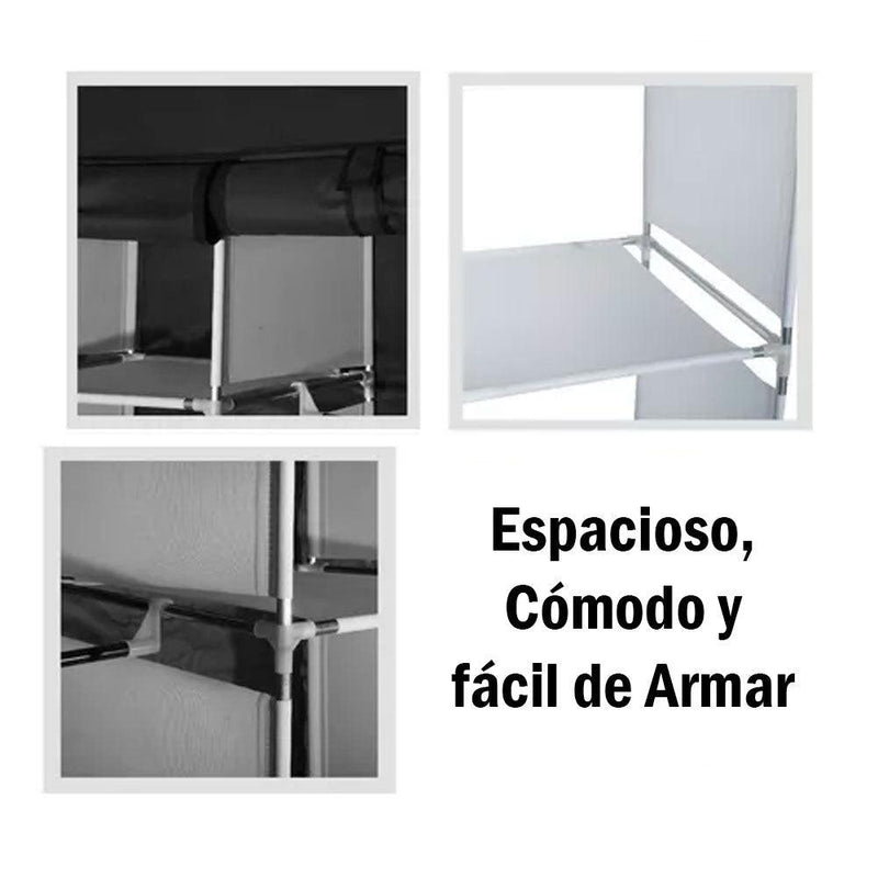 Armario Closet Doble Desarmable Portatil