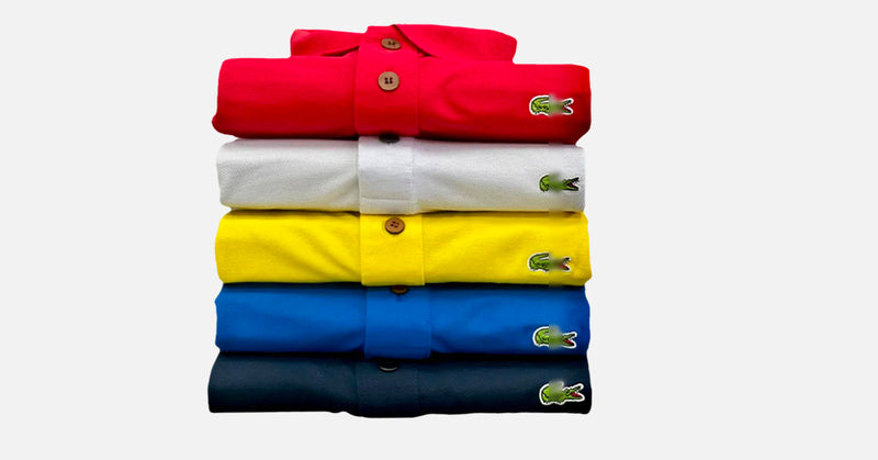 ¡Oferta Exclusiva! Compra 3 y Llévate 5 Camisetas Lacoste