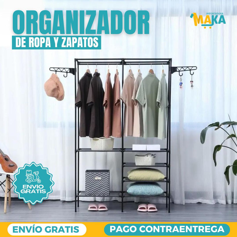 Organizador De Ropa Y Zapatos Multifuncional